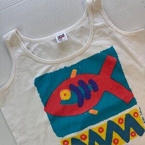Vintage Key West Florida Tank Top USA Anvil Men's Size Large 1993 Tolman